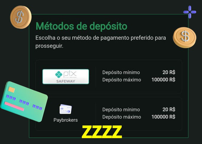 O cassino zzzz oferece uma grande variedade de métodos de pagamento